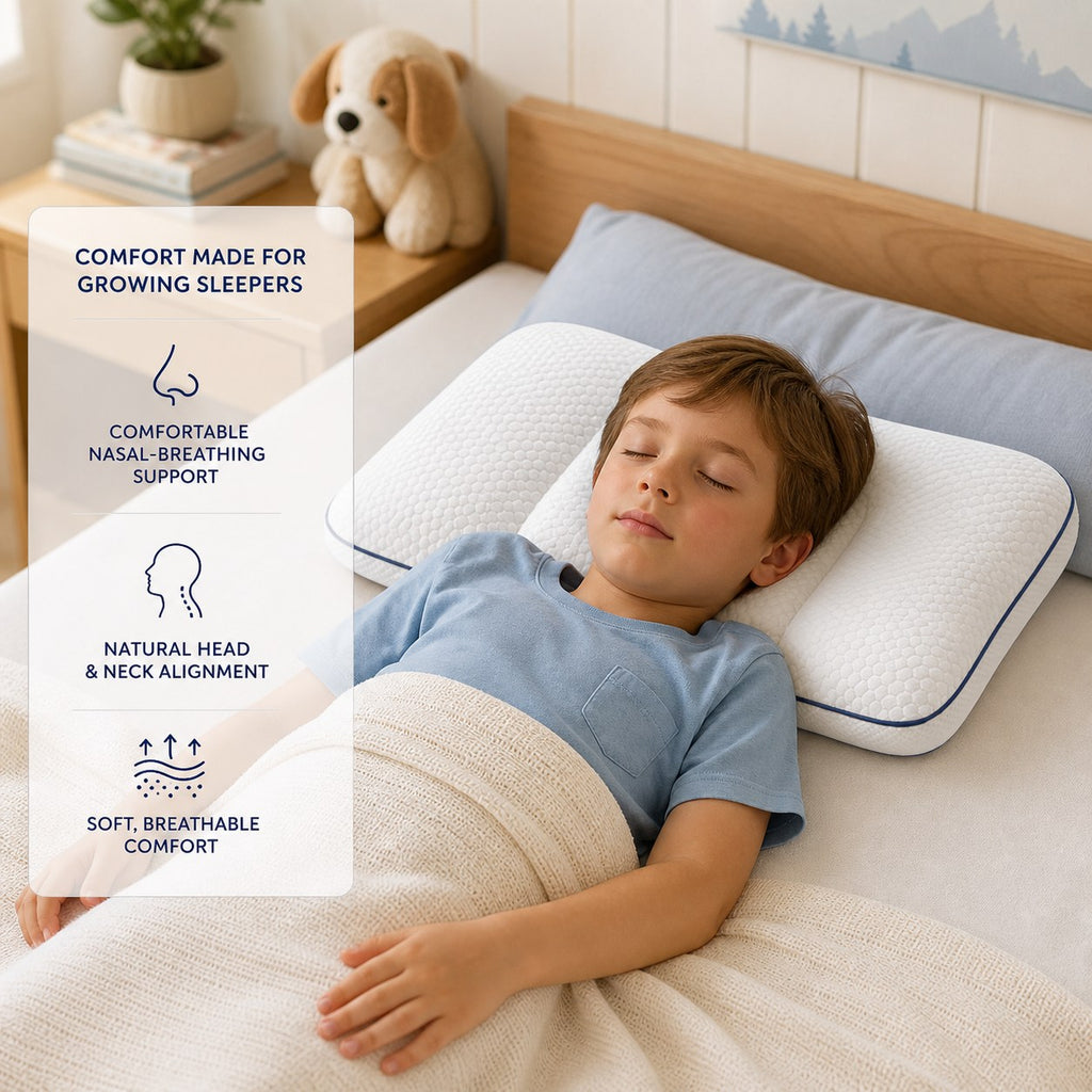 ELUNOVE Kids Posture Pillow