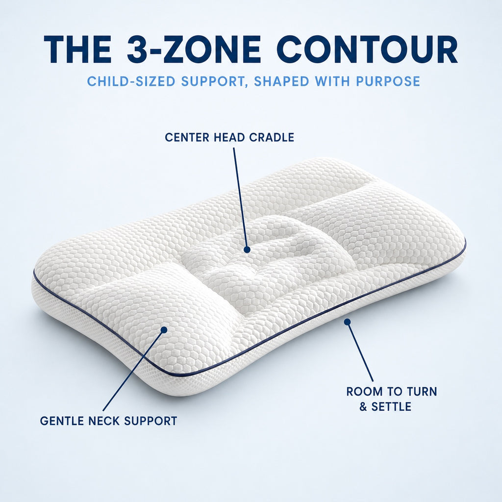 ELUNOVE Kids Posture Pillow