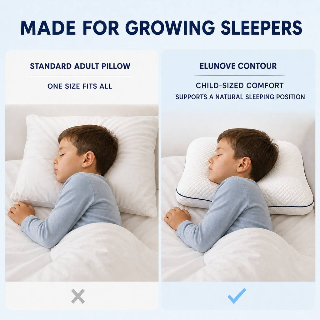 ELUNOVE Kids Posture Pillow