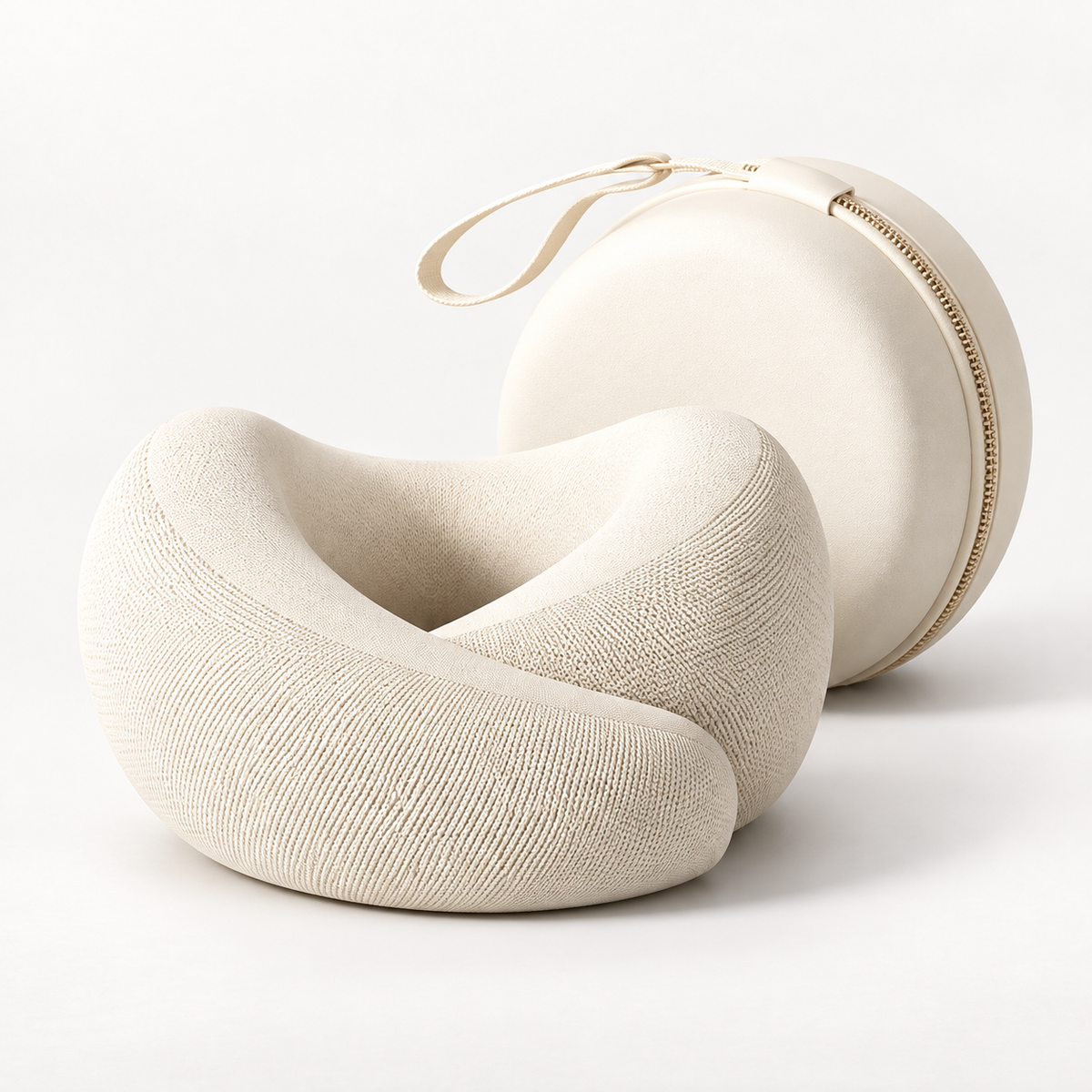 360° Memory Foam Neck Pillow with Case