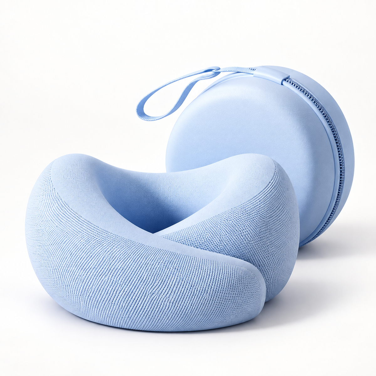 360° Memory Foam Neck Pillow with Case