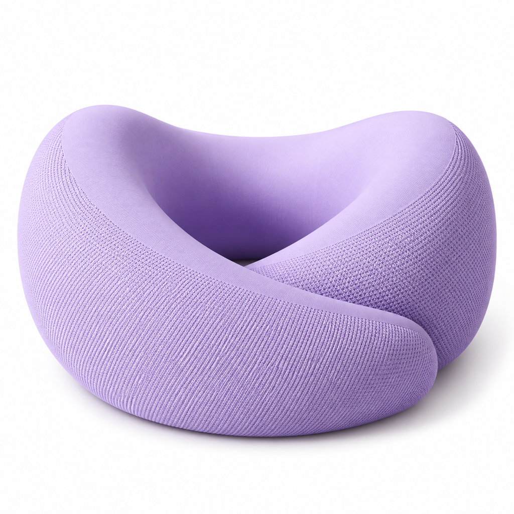 360° Memory Foam Neck Pillow with Case